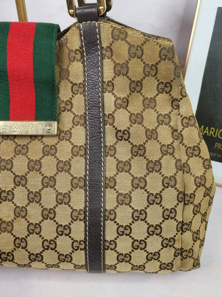 Gucci Canvas Tote Bag