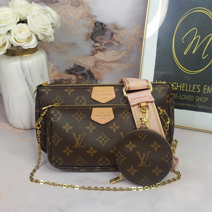 Louis Vuitton Monogram Multi Pochette Pink