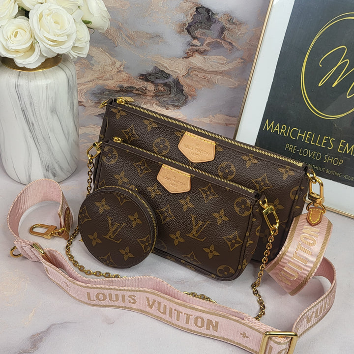 Louis Vuitton Monogram Multi Pochette Pink