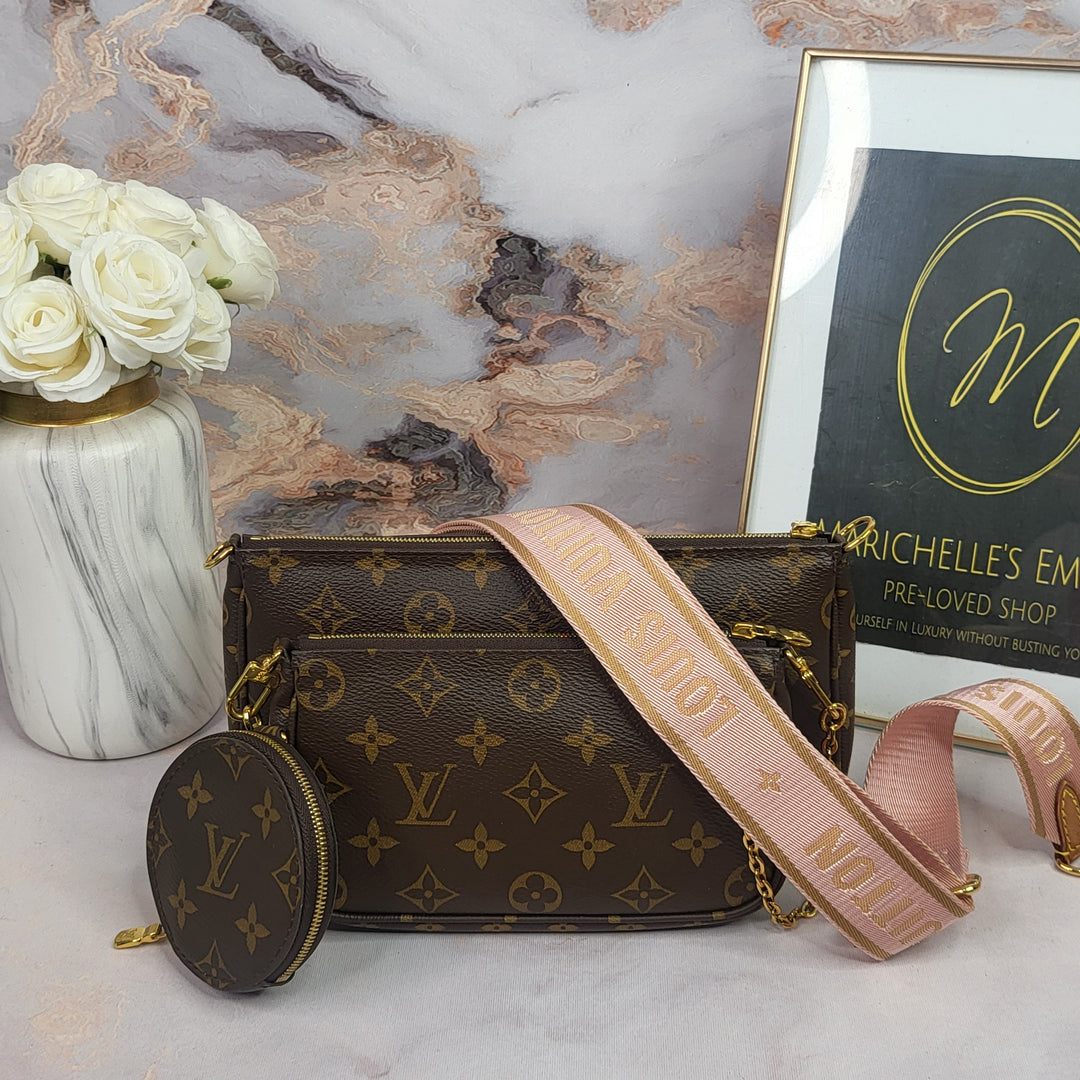 Louis Vuitton Monogram Multi Pochette Pink