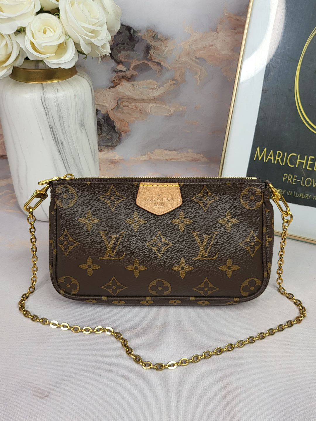 Louis Vuitton Monogram Multi Pochette Pink