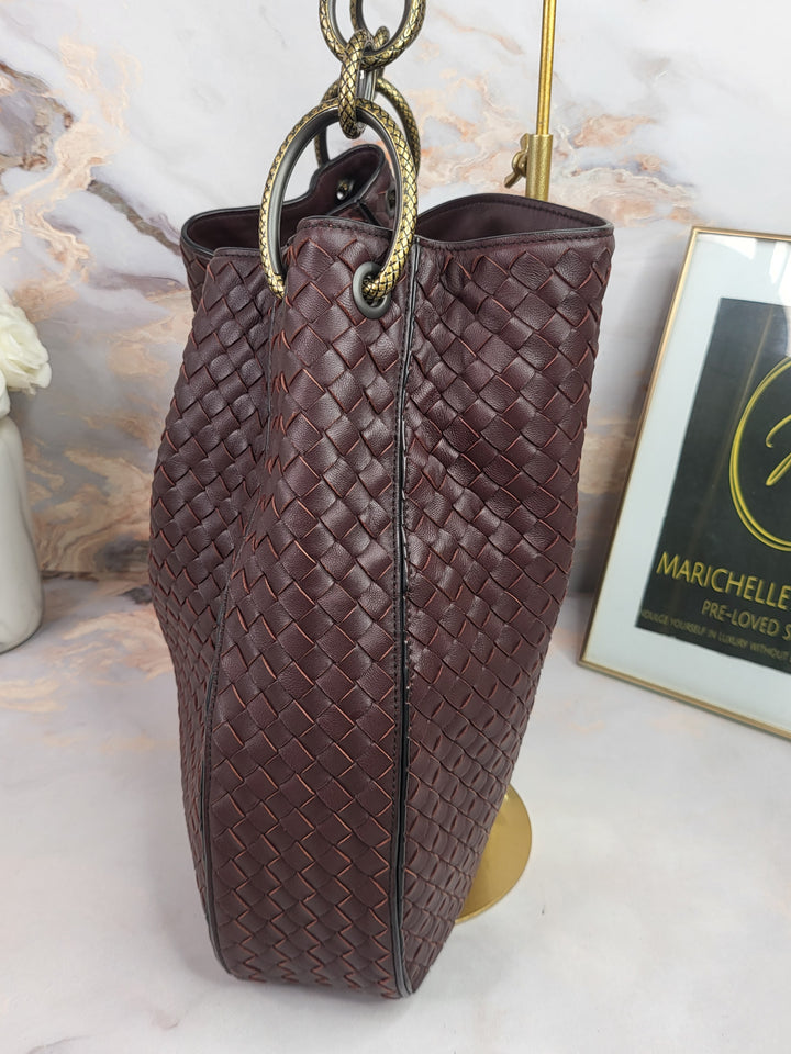 Bottega Veneta Intrecciato Hobo Tote Bag