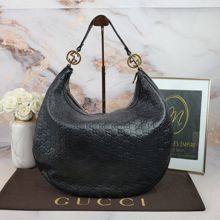 Gucci Guccissima Hobo Bag