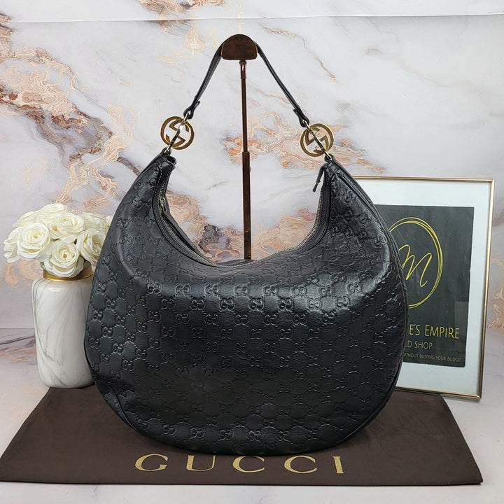 Gucci Guccissima Hobo Bag