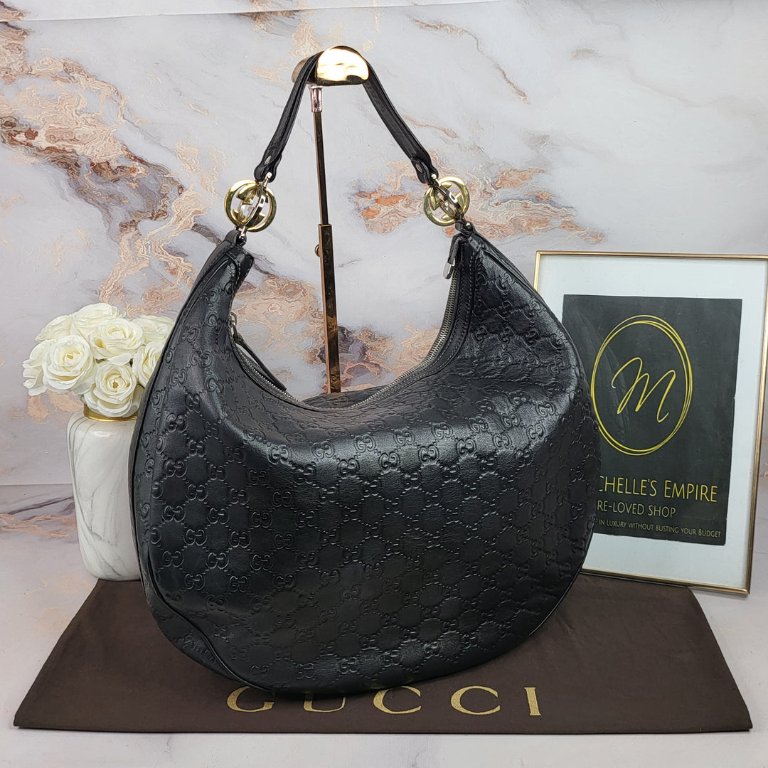 Gucci Guccissima Hobo Bag