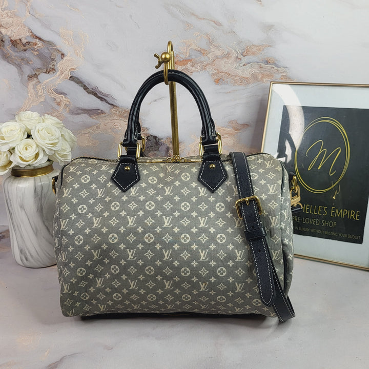 Louis Vuitton Mini Lin Speedy 30 Bandouliere