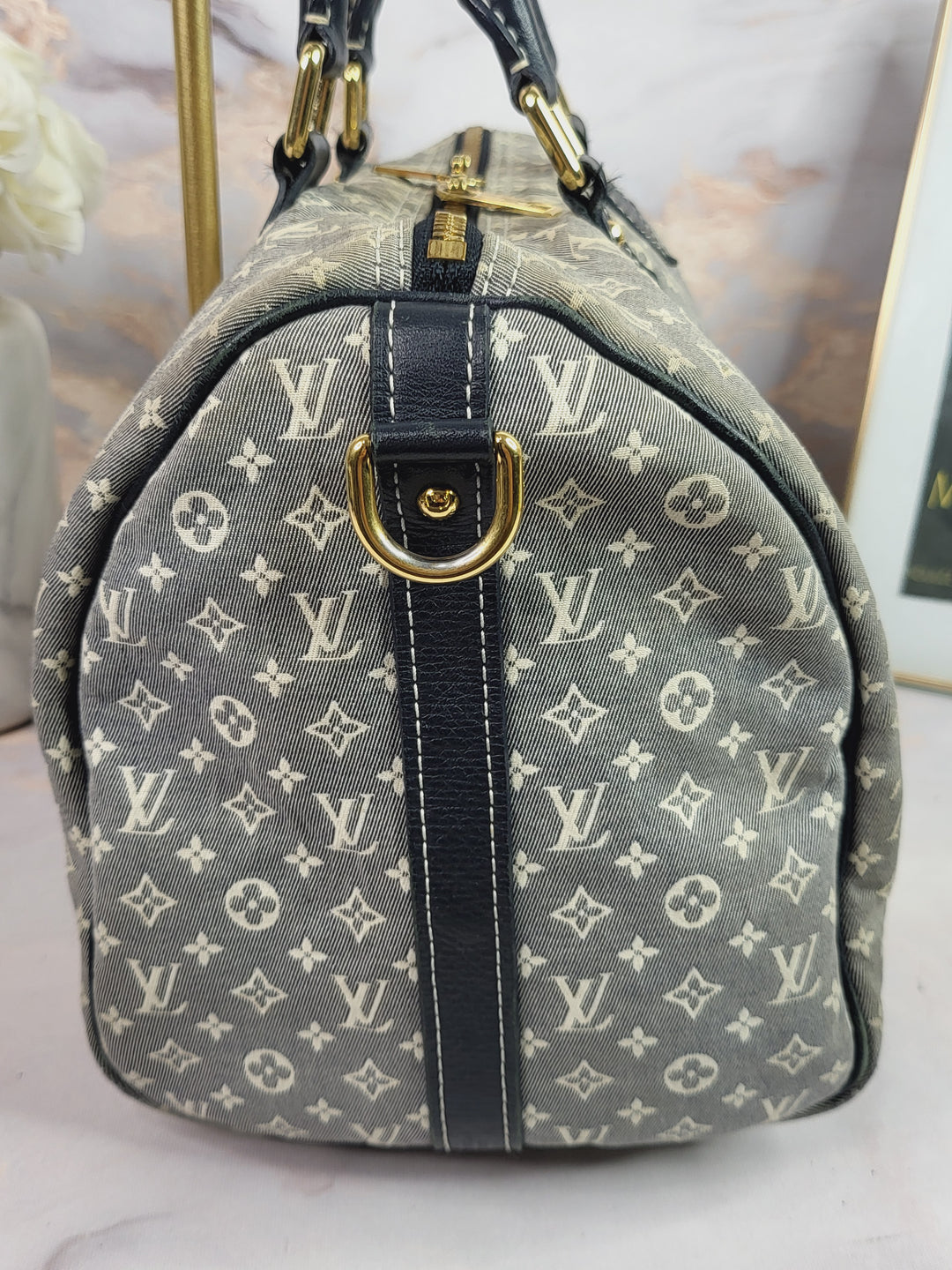 Louis Vuitton Mini Lin Speedy 30 Bandouliere