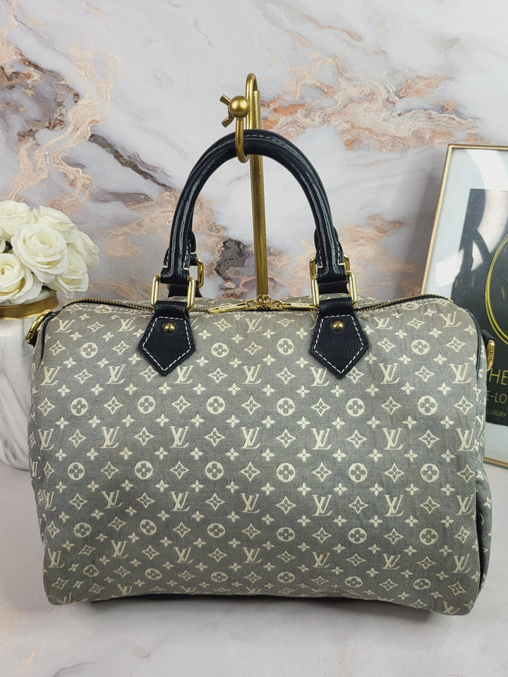 Louis Vuitton Mini Lin Speedy 30 Bandouliere