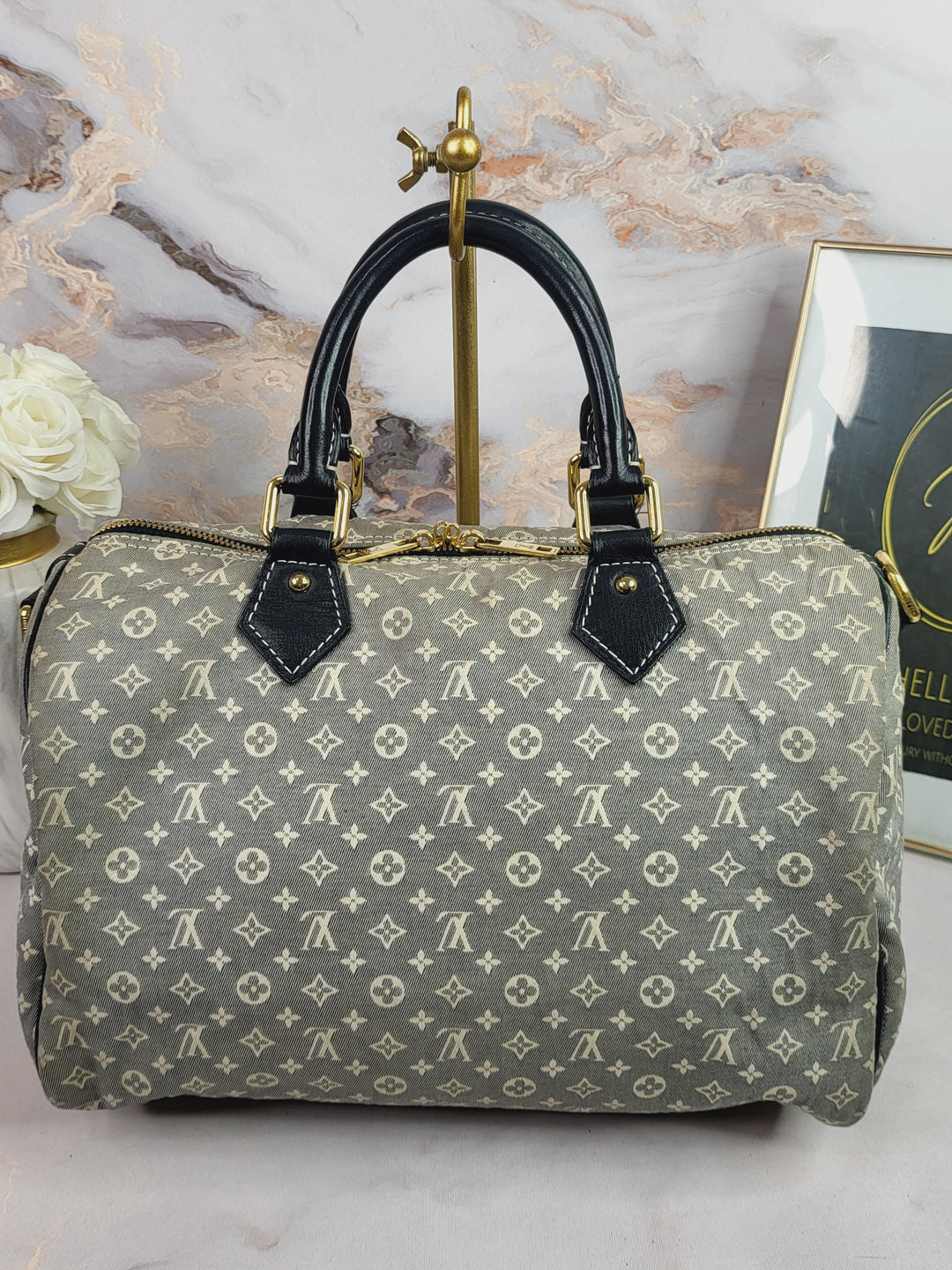 Louis Vuitton Mini Lin Speedy 30 Bandouliere