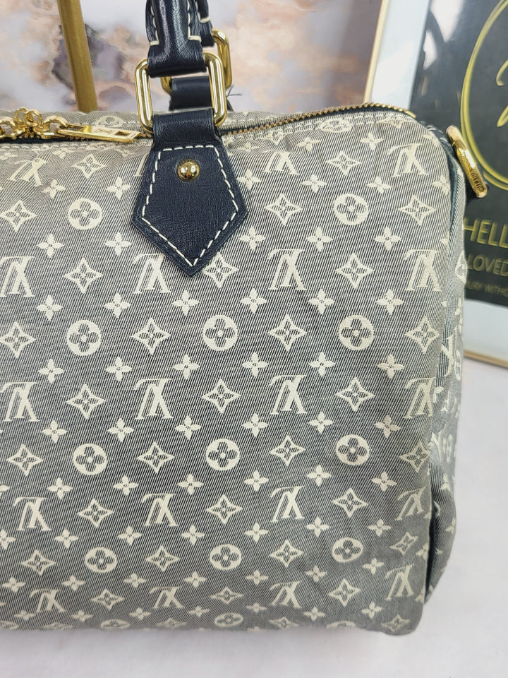 Louis Vuitton Mini Lin Speedy 30 Bandouliere