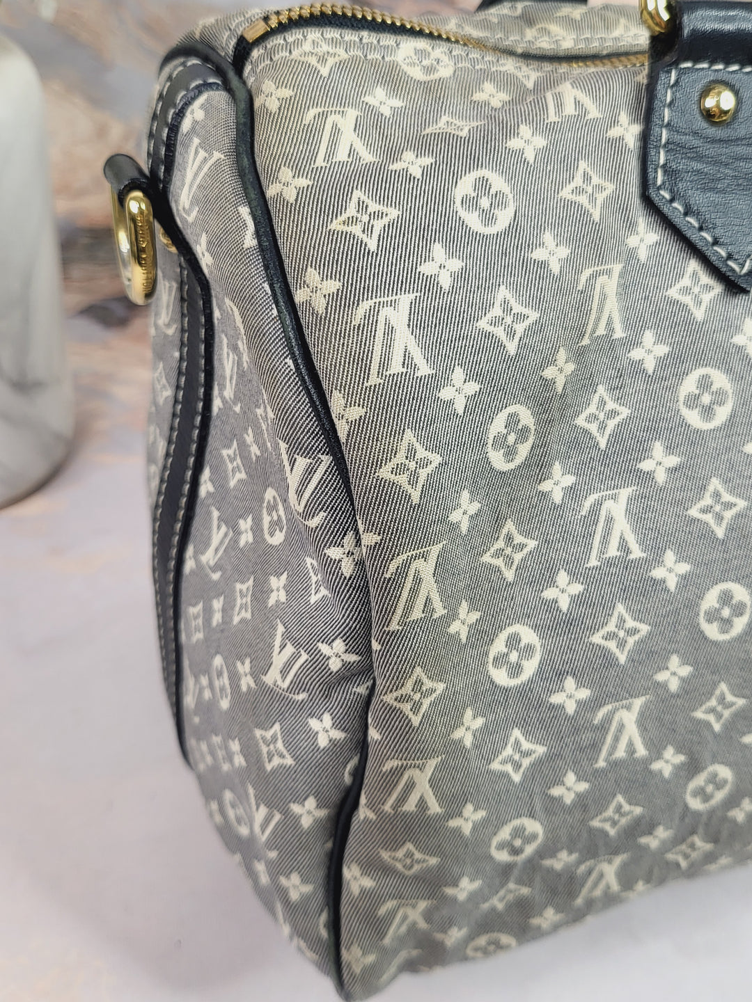 Louis Vuitton Mini Lin Speedy 30 Bandouliere