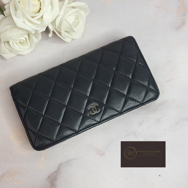 Chanel Lambskin Yen Wallet