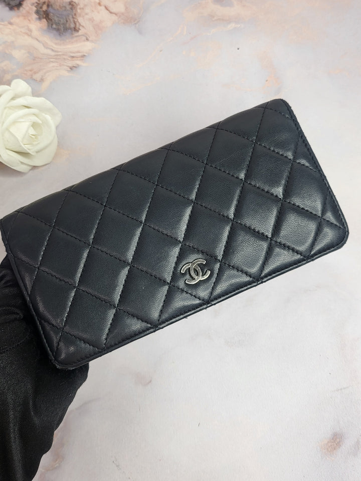 Chanel Lambskin Yen Wallet