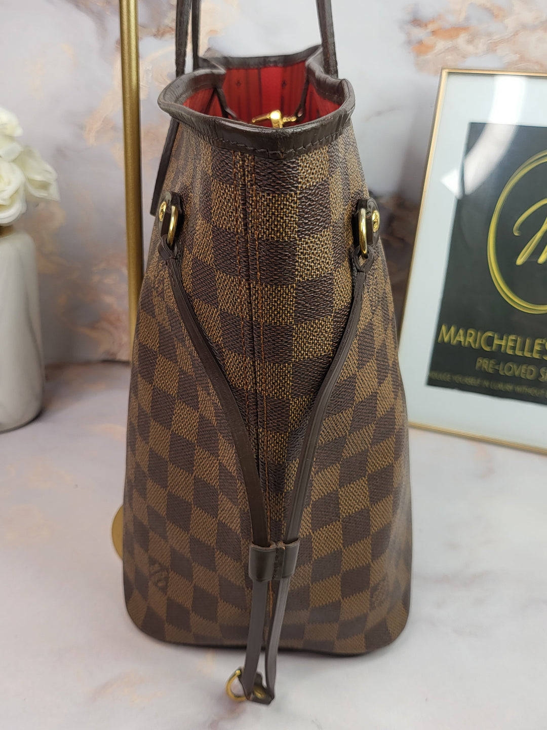 Louis Vuitton Damier Ebene Neverfull MM