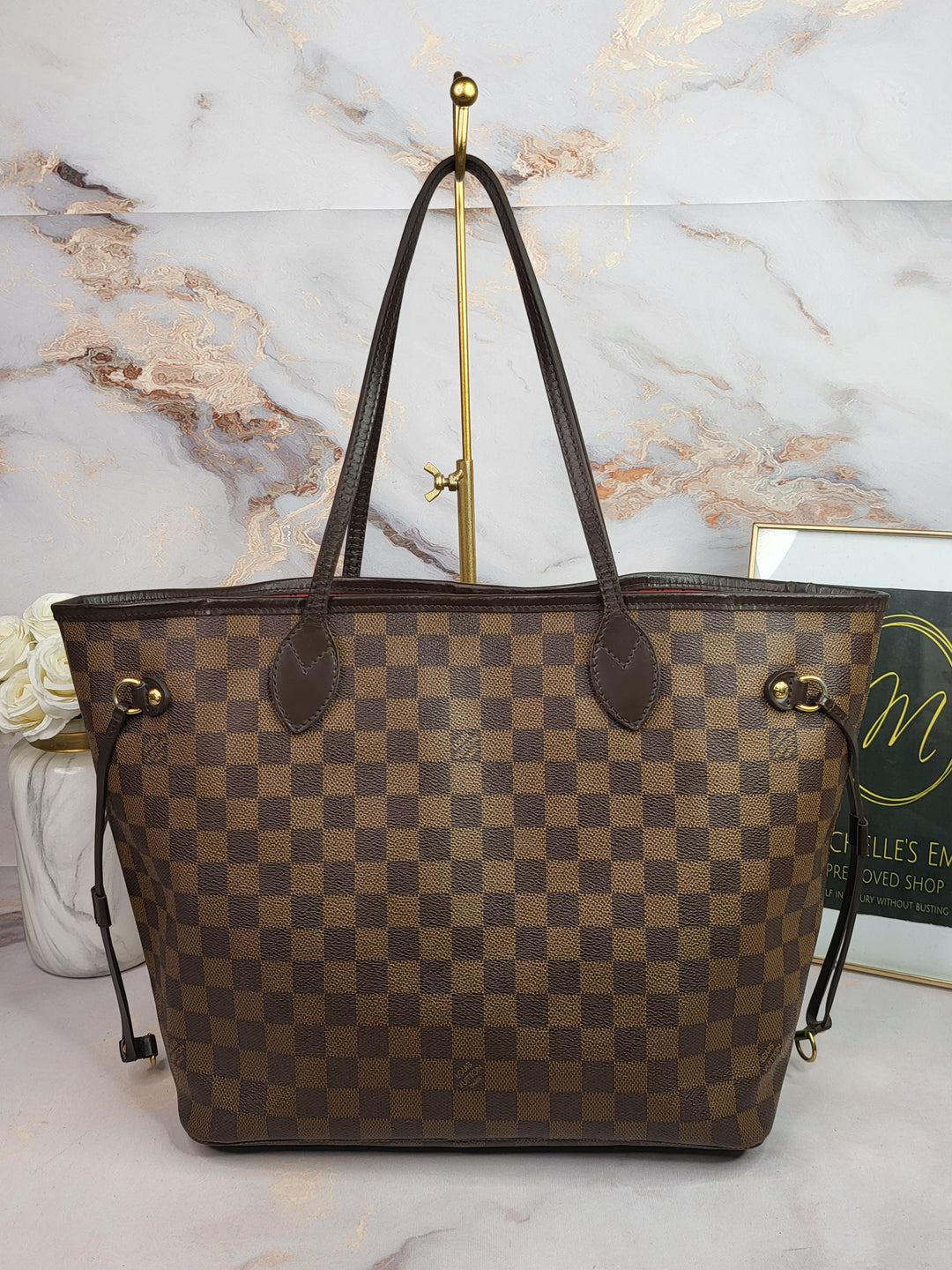 Louis Vuitton Damier Ebene Neverfull MM