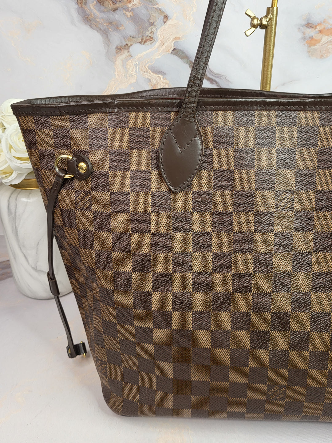 Louis Vuitton Damier Ebene Neverfull MM