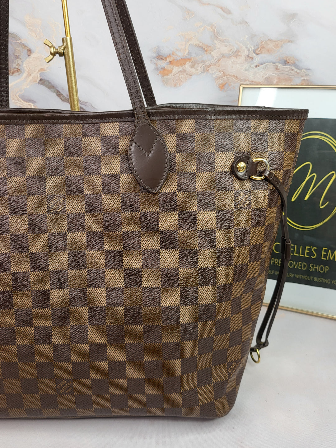 Louis Vuitton Damier Ebene Neverfull MM