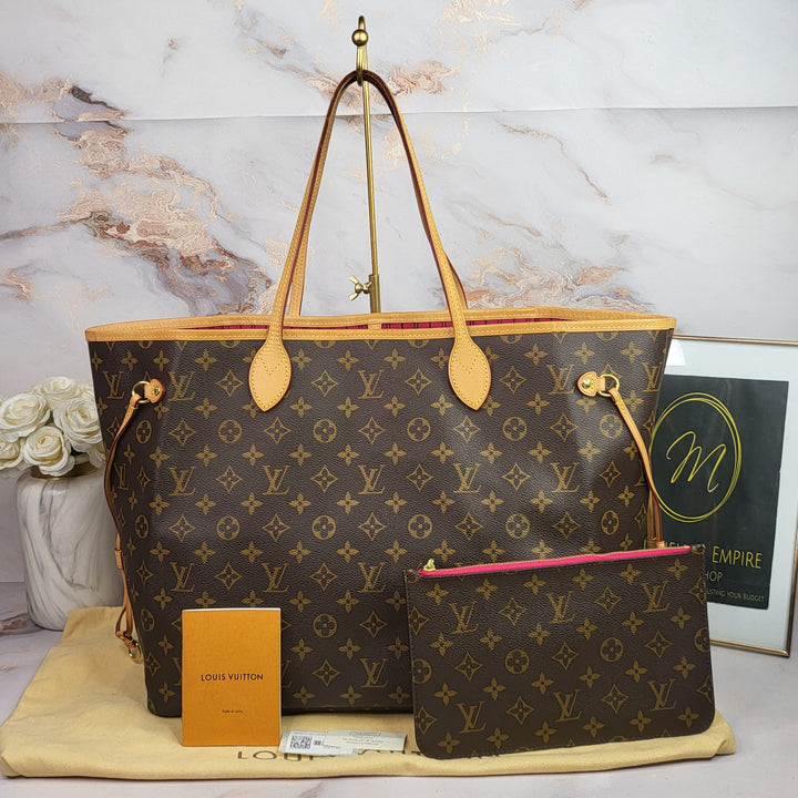 Louis Vuitton Monogram Neverfull GM Pivoine