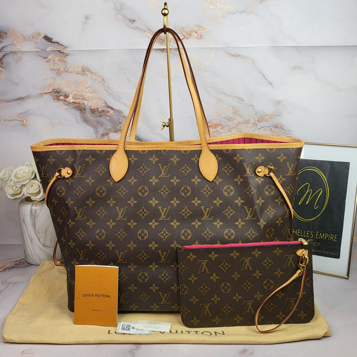 Louis Vuitton Monogram Neverfull GM Pivoine