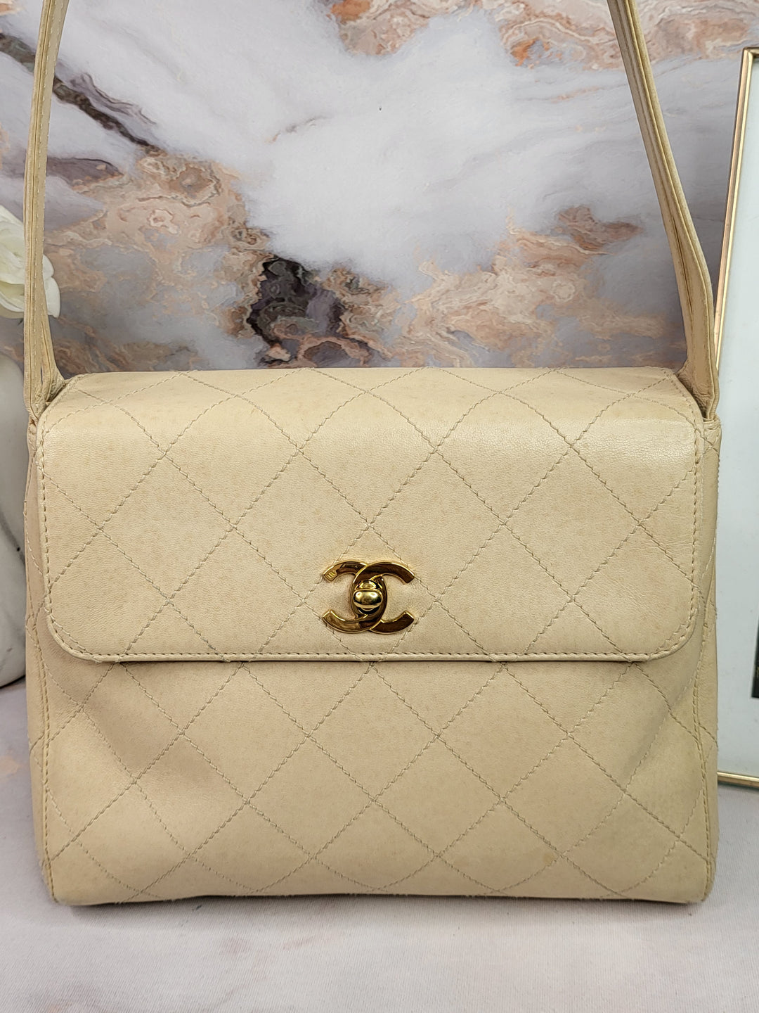 Chanel Vintage Flap Hobo Bag