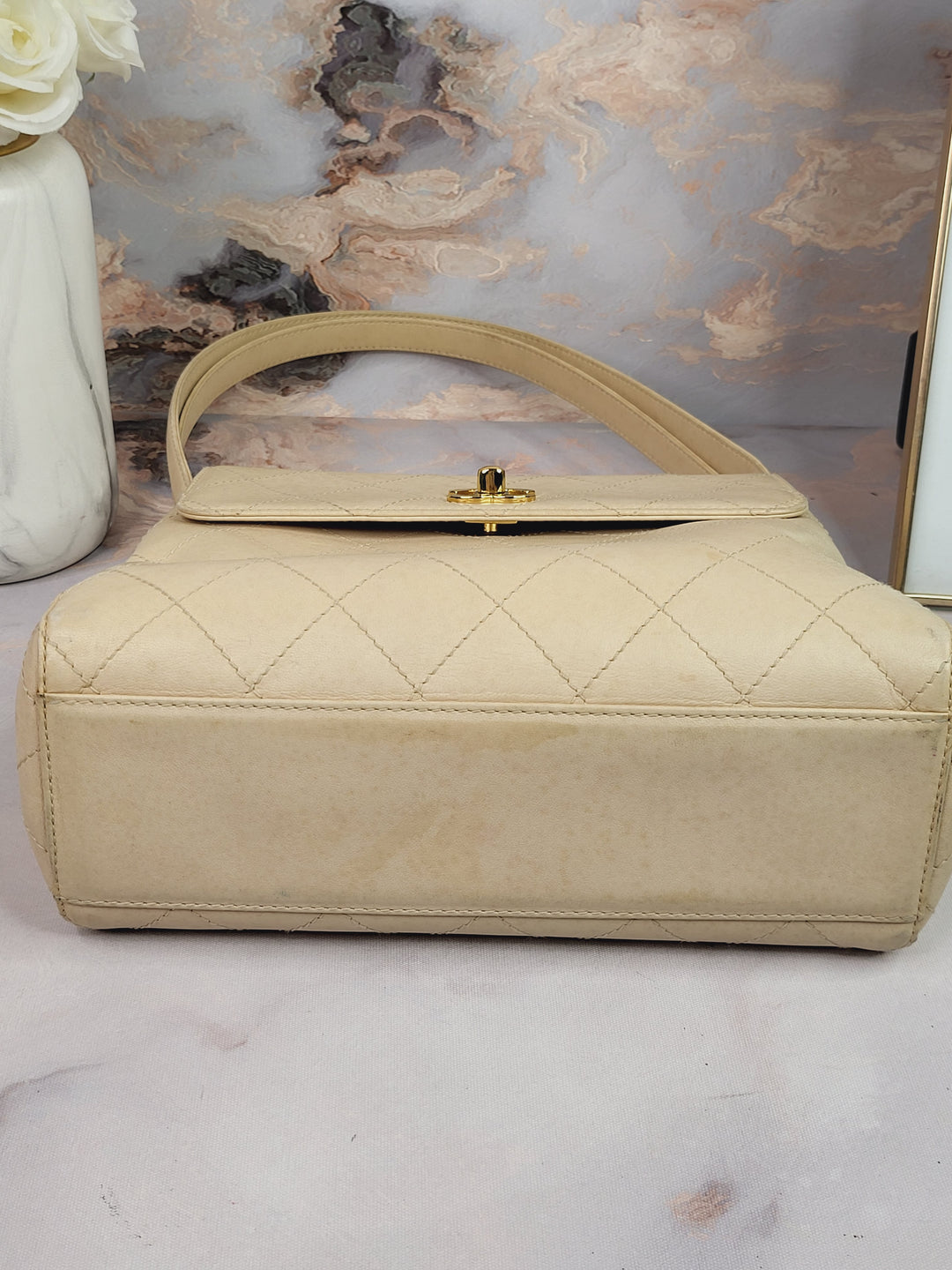 Chanel Vintage Flap Hobo Bag