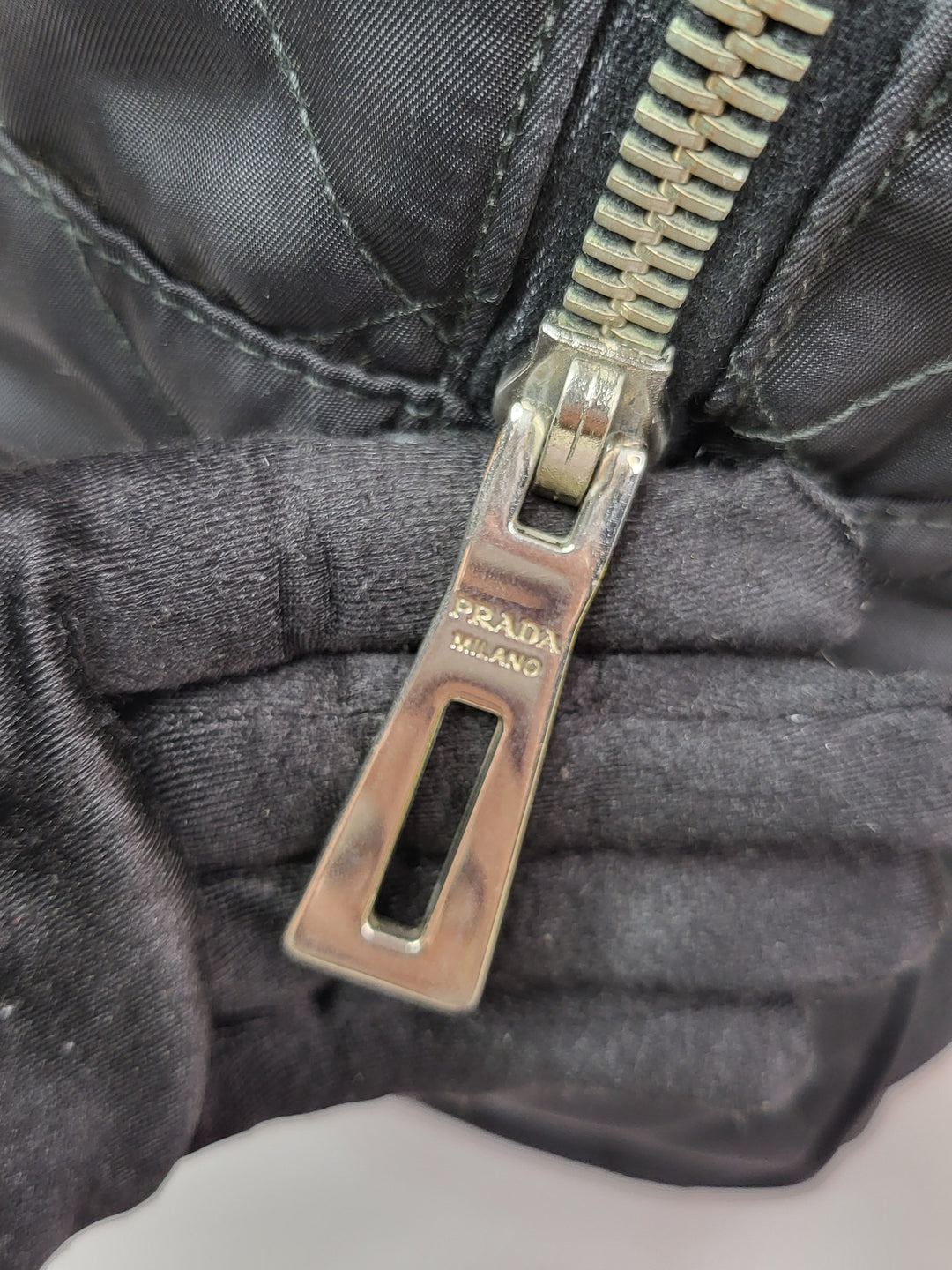 Prada Tessuto Chain Shoulder Bag