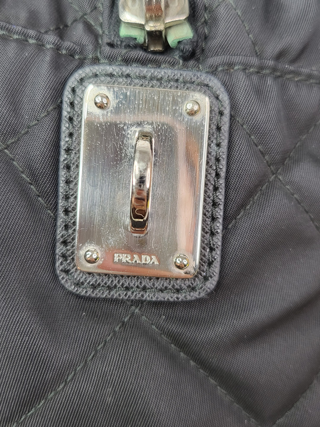 Prada Tessuto Chain Shoulder Bag