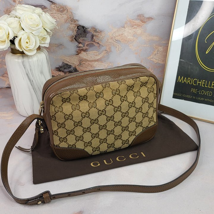 Gucci Canvas Bree Camera Bag