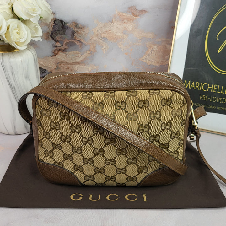 Gucci Canvas Bree Camera Bag