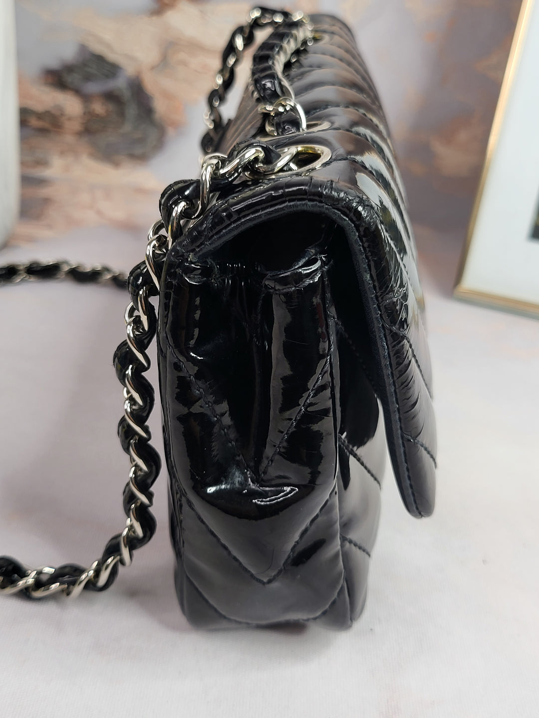 Chanel Patent Rectangle Flap