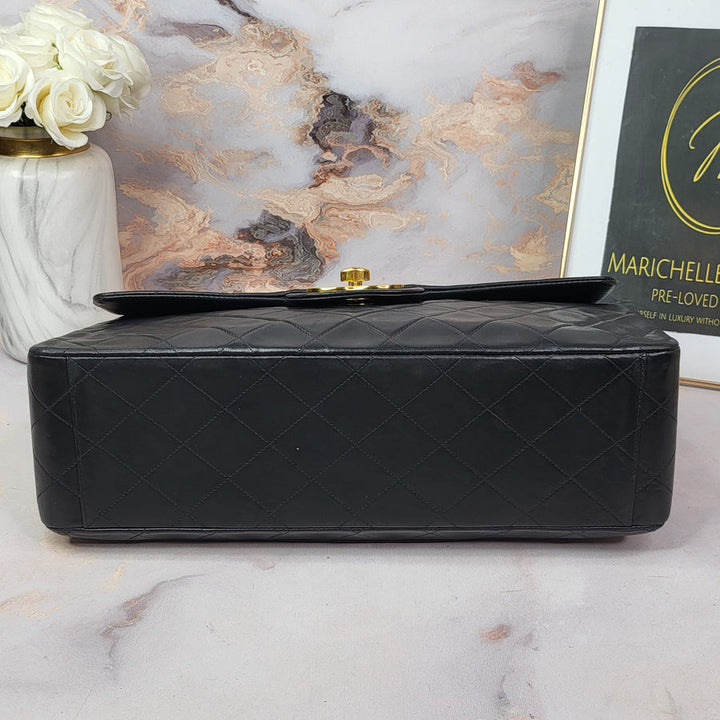 Chanel Lambskin Maxi Flap 24k