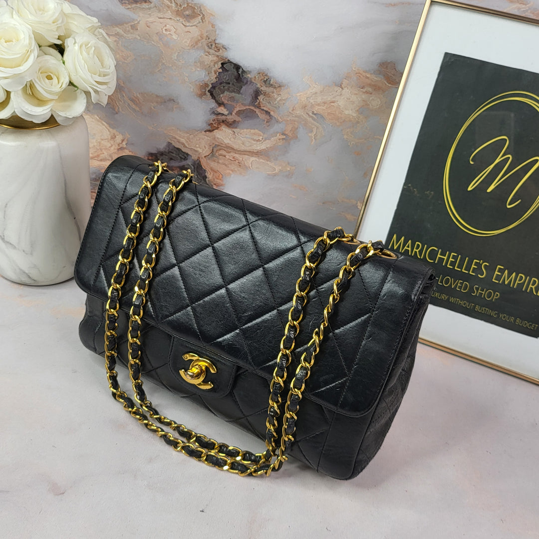 Chanel Lambskin Vintage Diana Flap