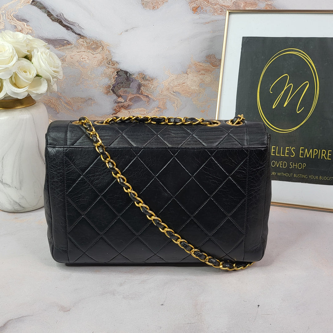 Chanel Lambskin Vintage Diana Flap