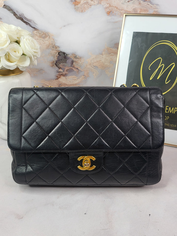 Chanel Lambskin Vintage Diana Flap