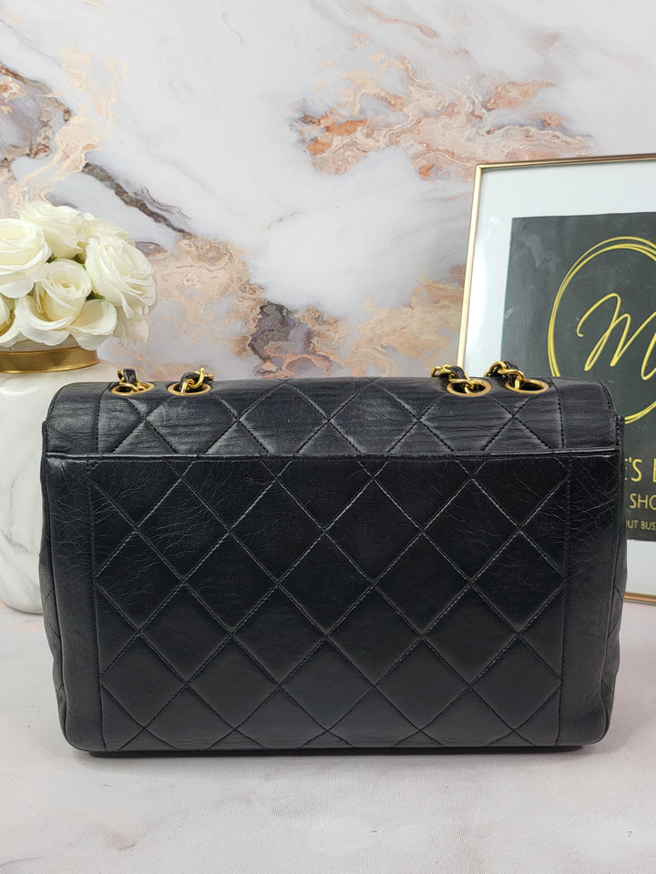 Chanel Lambskin Vintage Diana Flap