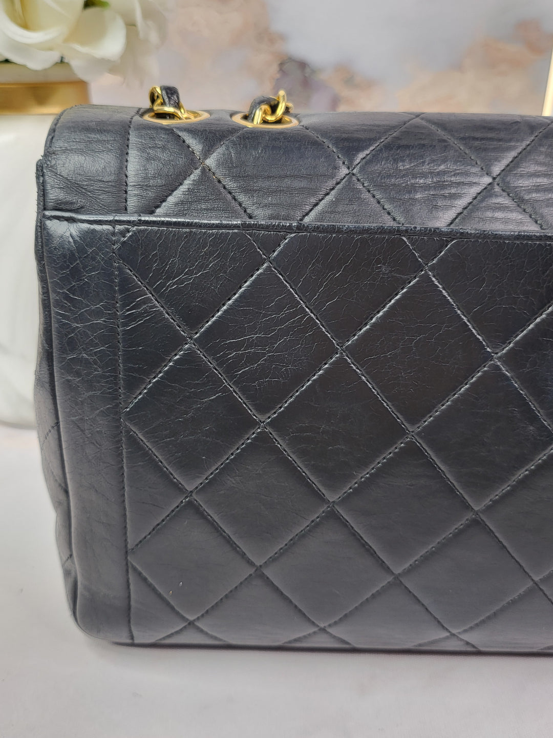 Chanel Lambskin Vintage Diana Flap