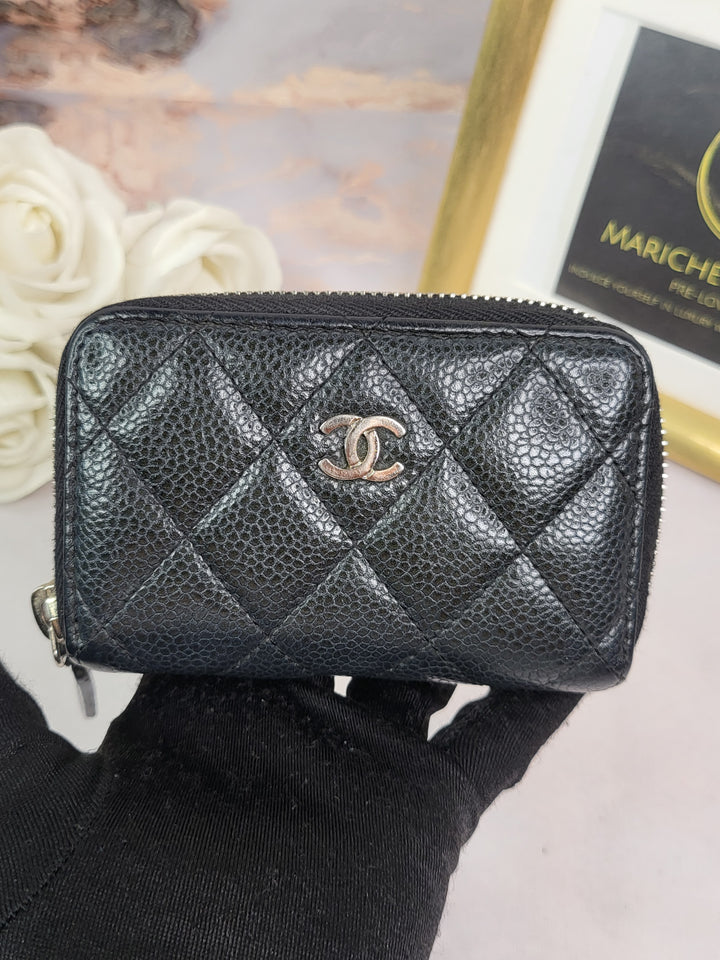 Chanel Caviar Zippy Coin Pouch