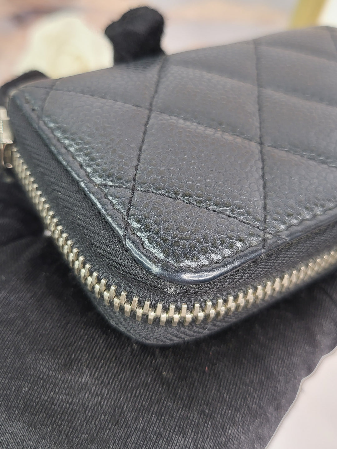 Chanel Caviar Zippy Coin Pouch