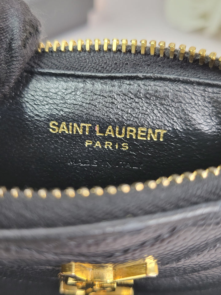 Saint Laurent Grained Card / Coin Pouch