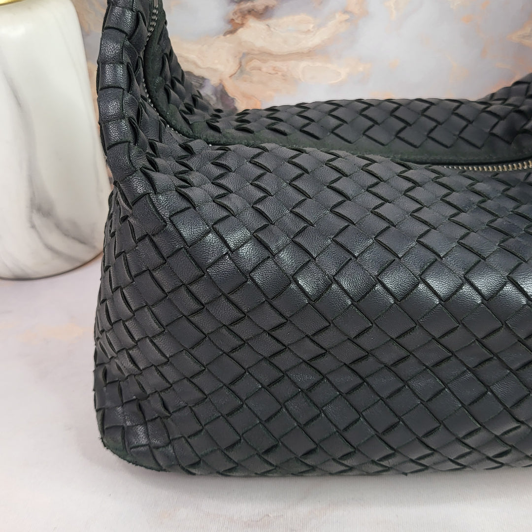 Bottega Veneta Intreciato Hobo Bag Small