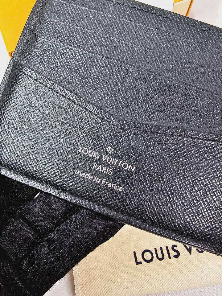 Louis Vuitton Graphite Slender Men's Wallet