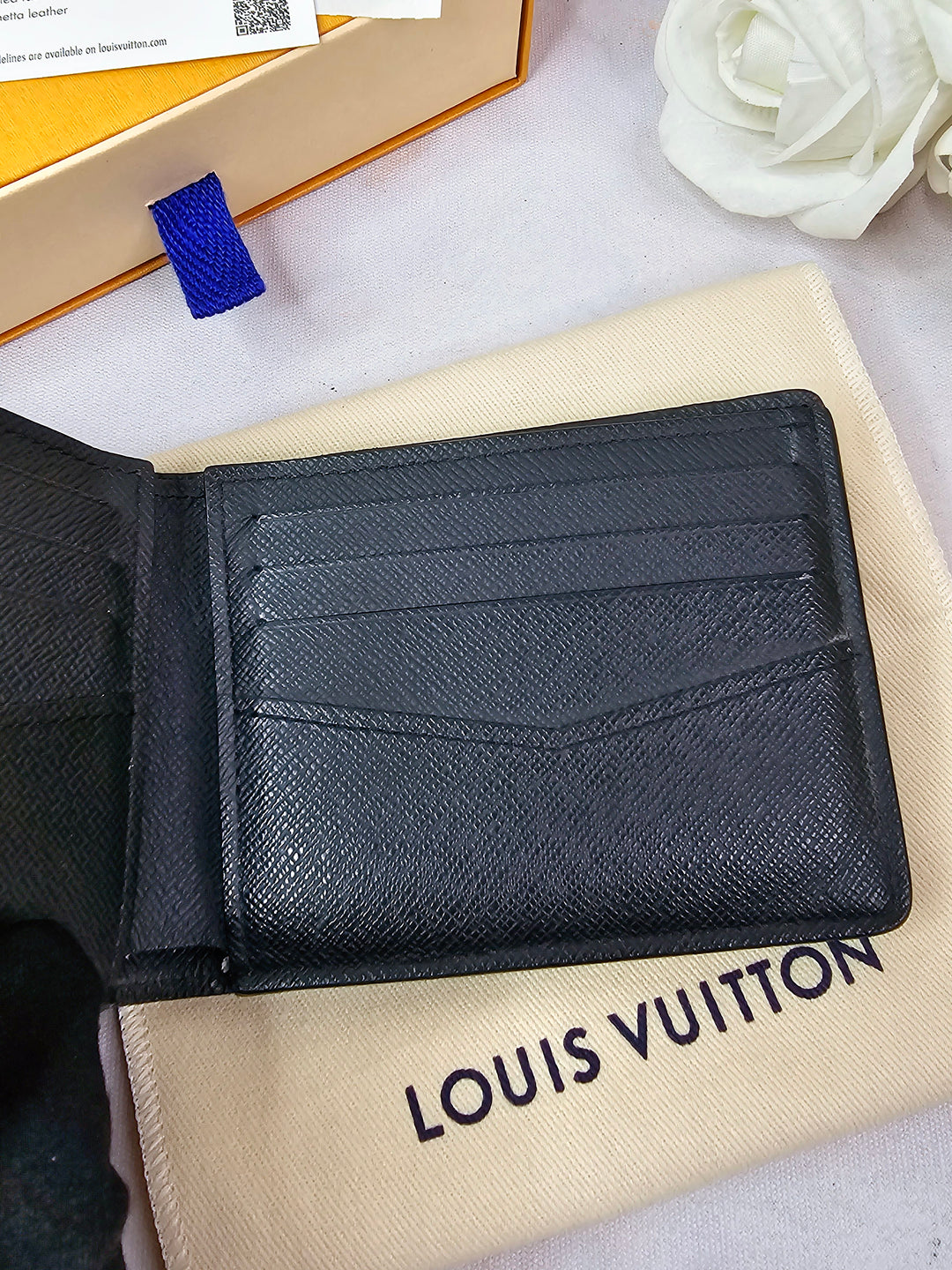 Louis Vuitton Graphite Slender Men's Wallet