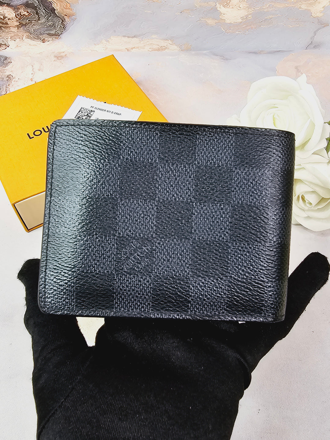 Louis Vuitton Graphite Slender Men's Wallet