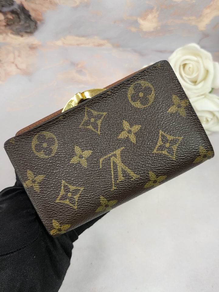 Louis Vuitton Monogram Kisslock Wallet