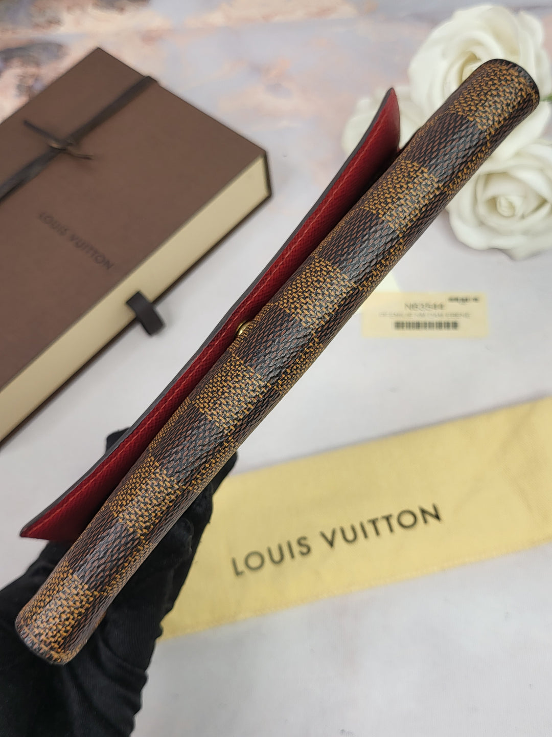 Louis Vuitton Damier Ebene Emilie Wallet