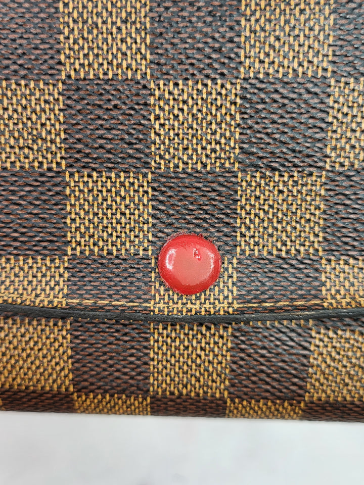 Louis Vuitton Damier Ebene Emilie Wallet