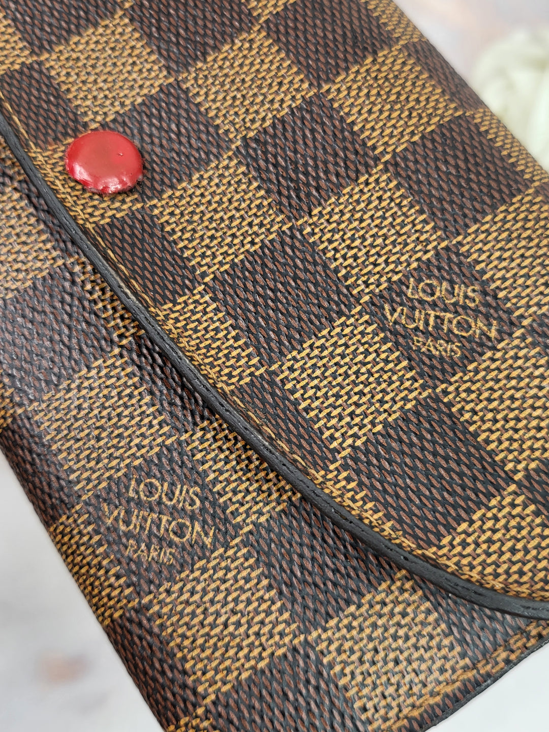 Louis Vuitton Damier Ebene Emilie Wallet