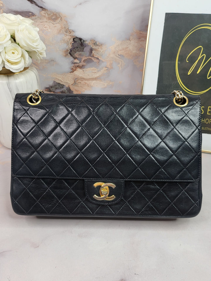 Chanel Lambskin Paris Edition Double Flap