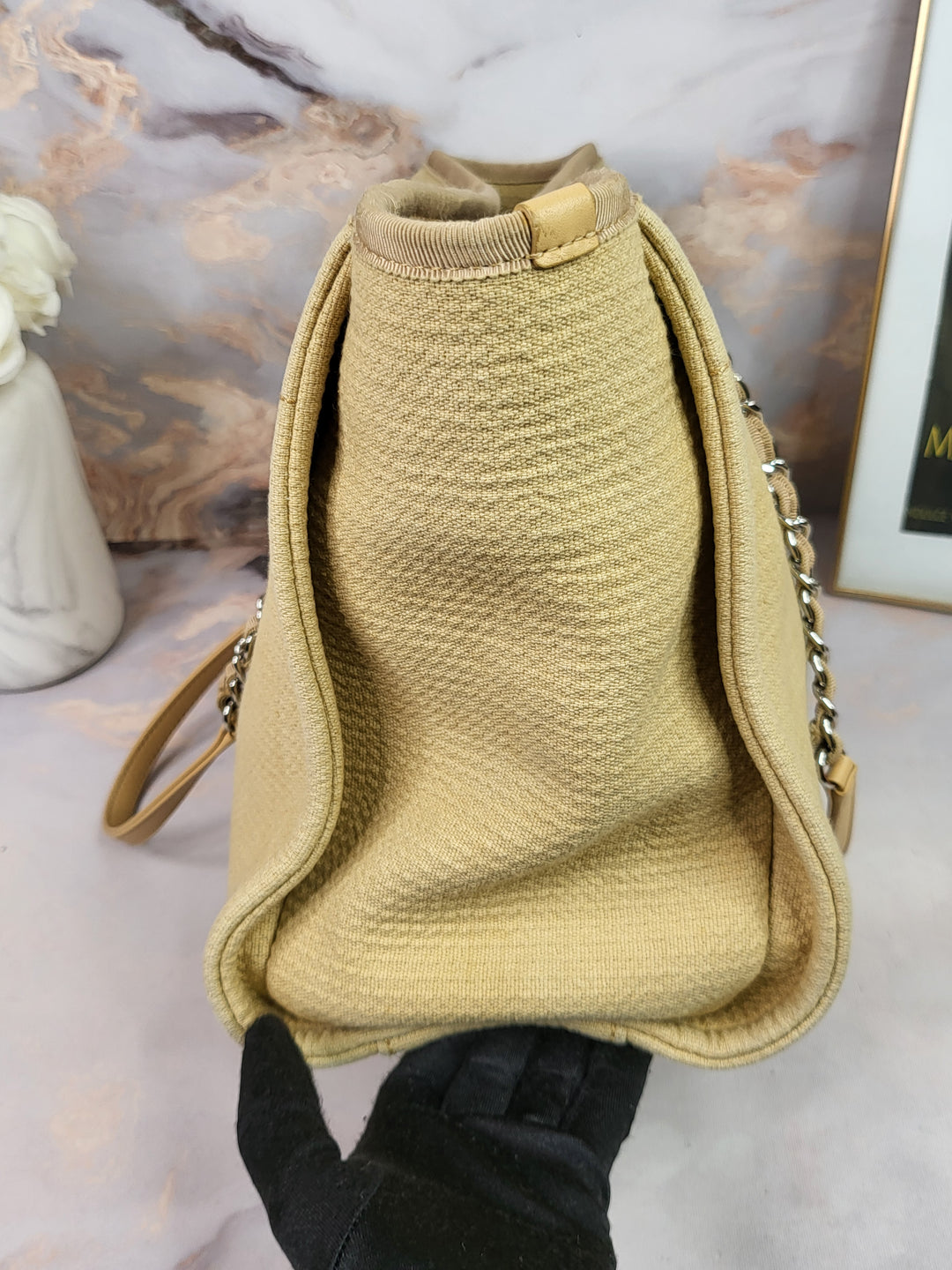 Chanel Deauville Tote Beige Medium