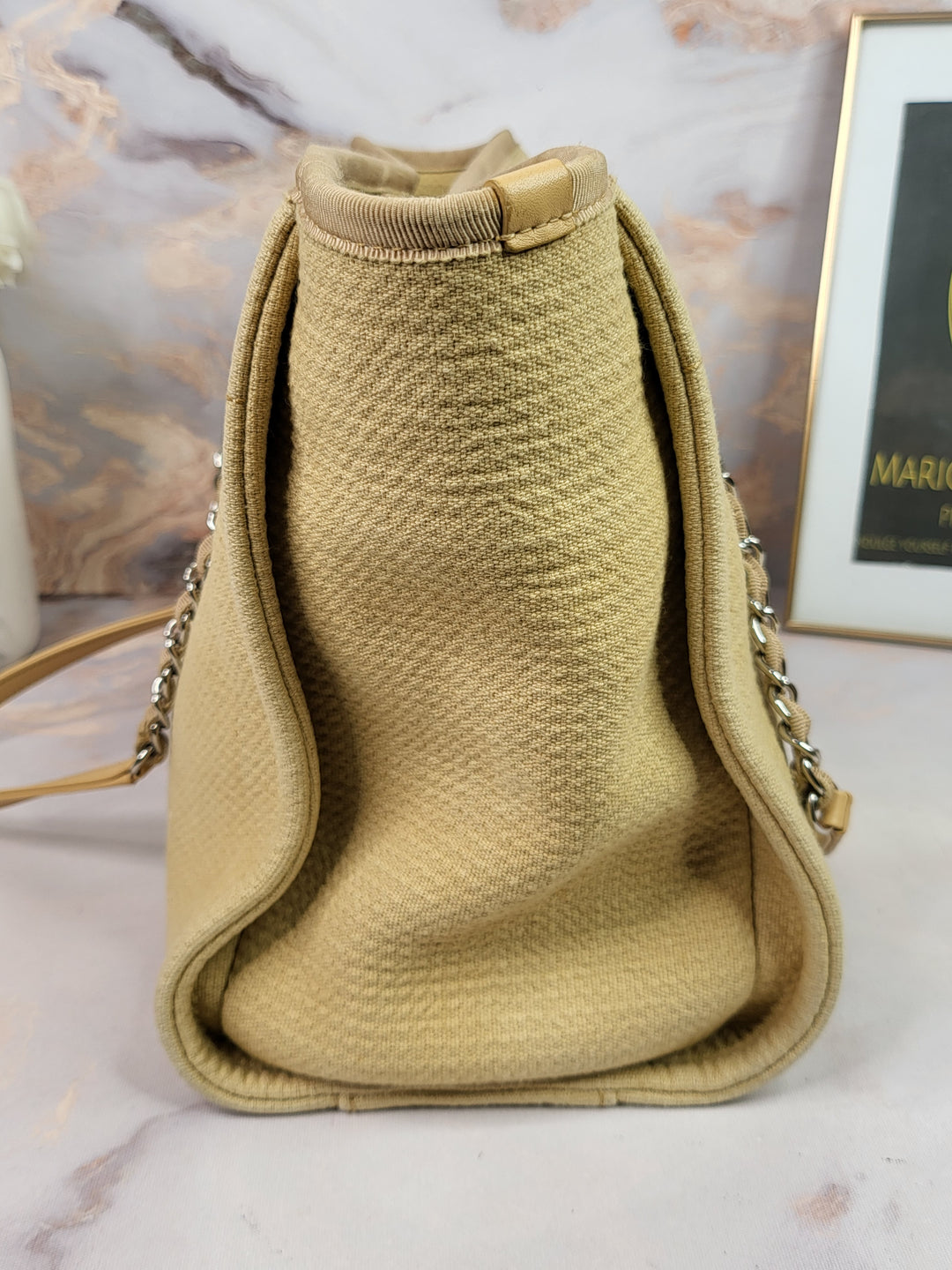 Chanel Deauville Tote Beige Medium